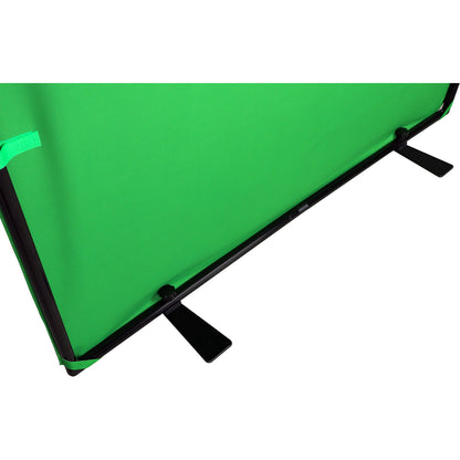 Phottix Q-drop Collapsible Backdrop Kit 5ft by 13ft with 4 Colors Green / Blue and Black / White Cotton Muslin Background PH83432