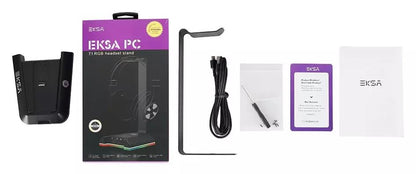 EKSA W1 RGB Headset Stand with 7.1 Surround USB Headphones Holder and 3.5mm Ports Gaming Headset Hanger
