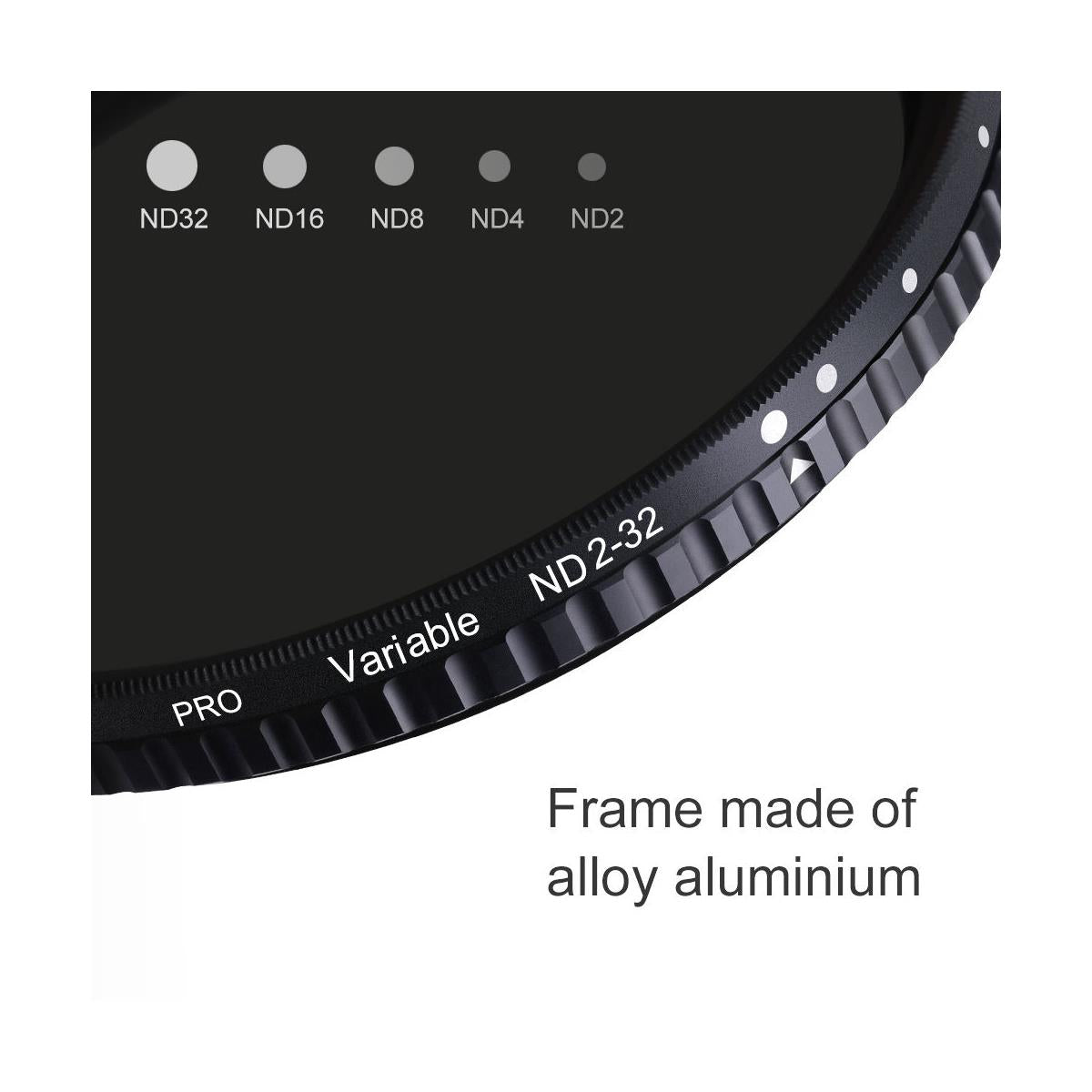 K&F Concept KF01-1370 37MM Nano-X Variable Fader ND ND2 Waterproof Anti-Scratch Optic Lens Filter