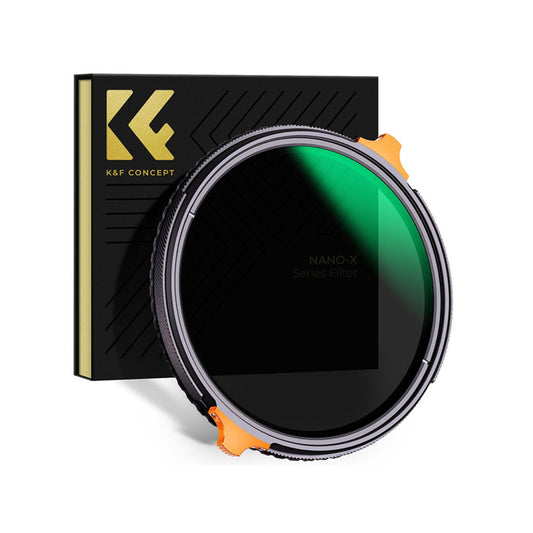 K&F Concept Nano-X Series 2-in-1 MRC ND4-64&CPL Variable ND/PL Neutral Density & Polarizing Camera Lens Filter 37mm, 40.5mm, 43mm, 46mm, 49mm, 52mm, 55mm, 58mm, 62mm, 67mm, 72mm, 77mm, 82mm