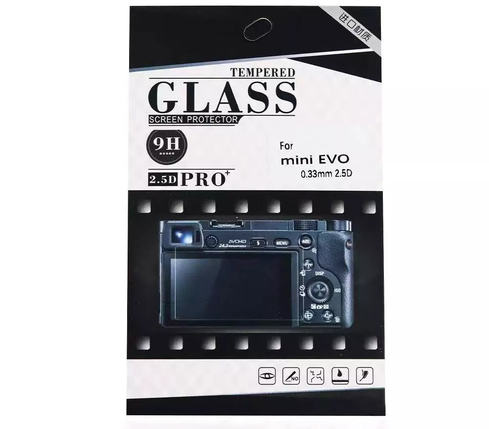 Pikxi Instax Mini Evo Tempered Glass Instant Camera Screen Protector SP-01 9H (Transparent)
