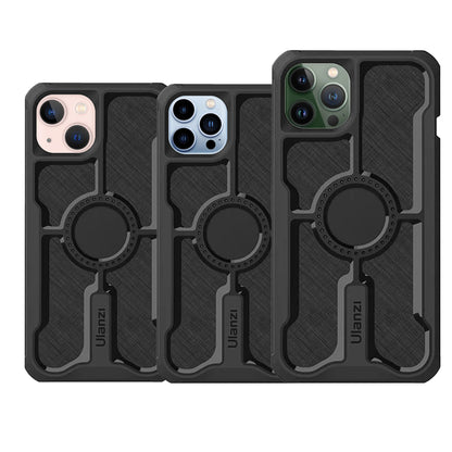 [CLEARANCE] Ulanzi O-LOCK Magnetic Smartphone Case with Wireless Charging Support, Shock and Drop Resistant, Anti-Collision, Anti-Scratch, Easy to Press, Lanyard Hole and Compatible to O-Lock Mounts | LOCK003 (iPhone 13 Pro Max)