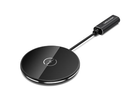 Vention 15W Round Wireless Magnetic Fast Charger Pad with Overcharge and Magnet Field Protection | FGABAG