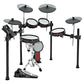 Alesis Crimson II SE 9-Piece Electronic Drum Kit With Mesh Heads, MIDI In/Out, Dual-Zone Mesh Pads, Triple-Zone Ride, Cymbals with Choke, Double Kick Compatible