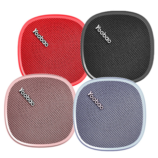 Yoobao M1 2000mAh Portable Bluetooth 4.2 Speaker Rechargeable with Up to 12 Hours Playtime (Black, Blue, Pink, Red)