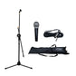 Konzert MK-101 Dynamic Capsule Microphone Personal Kit with 5M PL Jack Cable and Boom Mic Type Stand with Tripod Base for Live Performances and Events