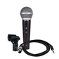 Eikon by PROEL DM580LC Professional Handheld Cardioid Vocal Dynamic Microphone with Durable Metal Construction, Included 3-Pin XLR to 6.35mm AUX Audio Cable and Microphone Holder for Live Performances and Broadcasts
