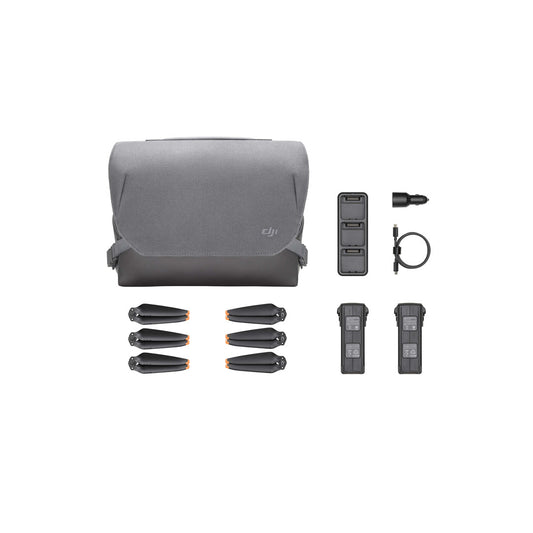 DJI Mavic 3 Fly More Kit with Shoulder Bag,  Intelligent Flight Li-ion Batteries, 100W Portable Charging Hub, Car Charger and Low Noise Propellers