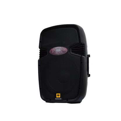 KEVLER EON-12 12" 500W 2-Way Bass Reflex Full Range Passive Loud Speaker with Multiple Handles, Bottom Pole Mount, Multi Angle Enclosure and Easy Daisy-Chain Loop Connection