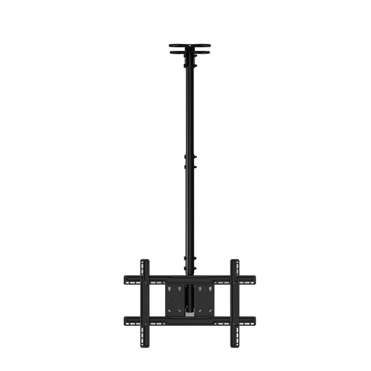 NB North Bayou NBT560-15 32"- 75" with 68.2Kg Max Payload Ergoflex Flat Panel Heavy Duty TV Ceiling Mount with Tilt and Swivel Motion for LCD LED Monitors and TV Television