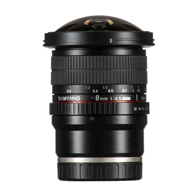 Samyang 8mm f/3.5 AS MC Fisheye CS II DH Manual Focus APS-C Cine Lens for Sony E Mount Cameras | SYHD8M-E