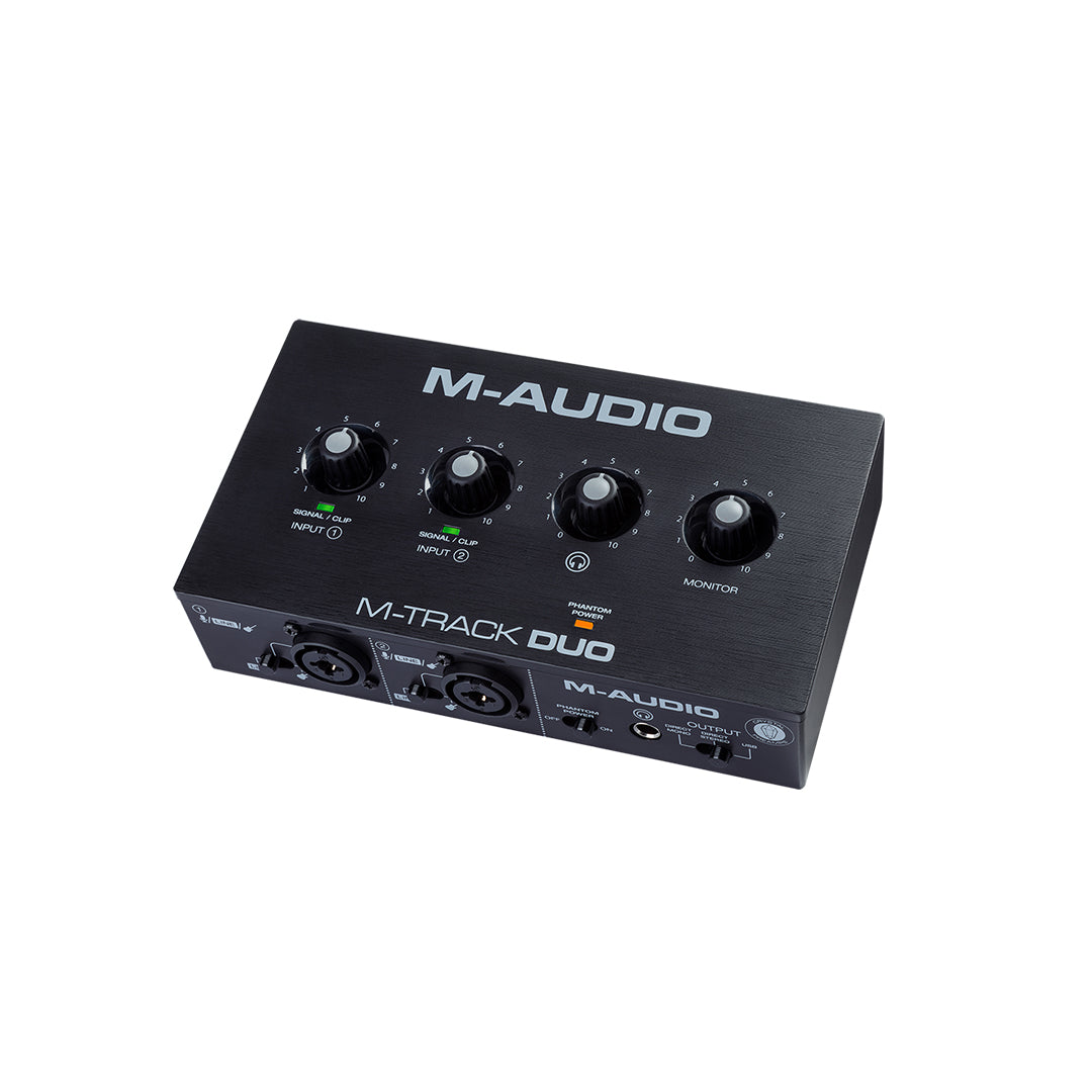 M Audio Dual M-Audio M-Track Duo 2-Channel USB Audio Interface with Dual Combo Inpu ...