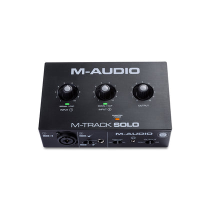 M-Audio M-Track Solo 2-Channel USB Audio Interface with Solo Combo Input/Output | MTRACKSOLO II
