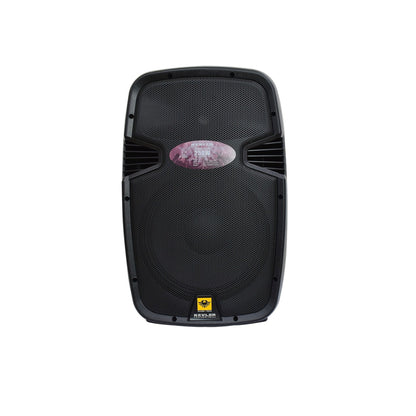 KEVLER EON-12A 12" 500W 2-way Full Range Active Loud Speaker with LCD Display and Class D Amplifier, Built-In USB Port / FM / Bluetooth Function, XLR Line / 2 Mic / RCA I/O and Speaker Out