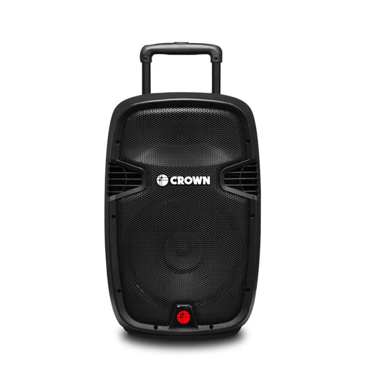 Crown 600W 15" 2-Way Baffle Passive Portable Trolley Speaker with SpeakOn Terminal for Indoor and Outdoor Use | PRO-5008