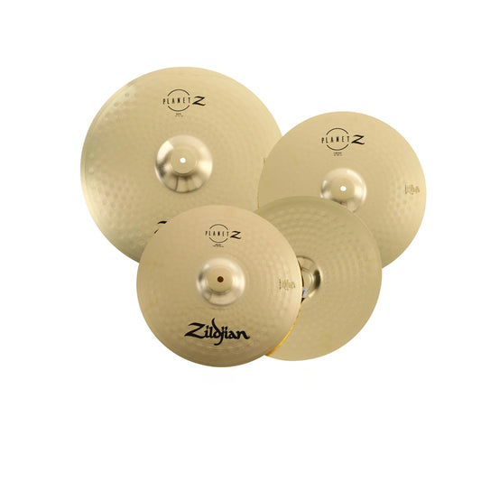 Zildjian Planet Z Complete Cymbal Pack with 14/16/20-inch Pairs for Bright and Controlled Sound for Drums | Z4PK