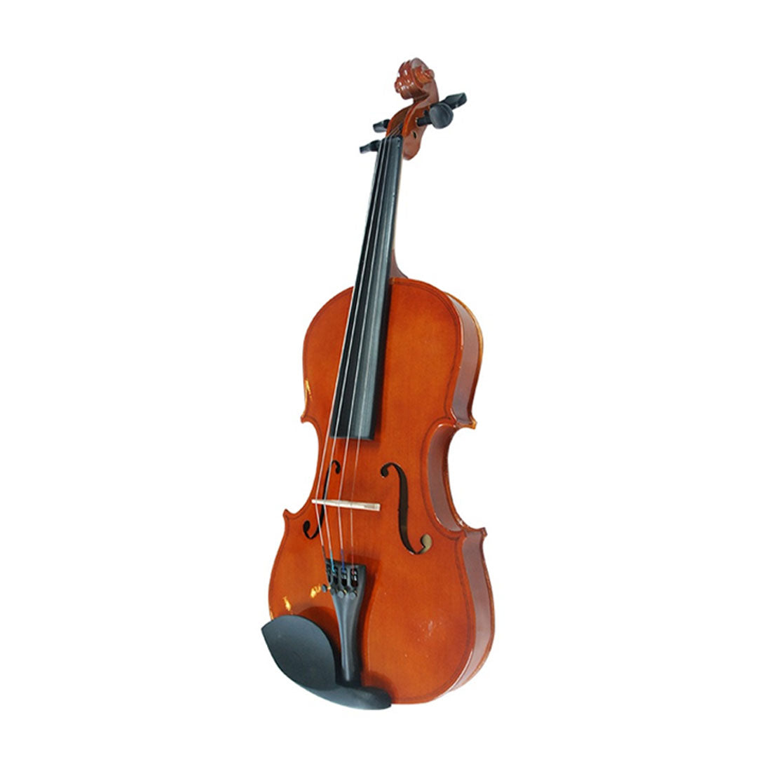 Schmidt 4/4, 1/2 Beginner Violin with Dyed Hardwood Fingerboard and  Traditional Red Finish for Student Violinists and Musicians | 1414YB, 1418YB