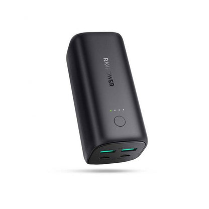 [CLEARANCE] RAVPower 20000mAh Powerbank Dual Power Delivery PD & Quick Charging 50W with Universal Compatibility Portable Charger | RP-PB208