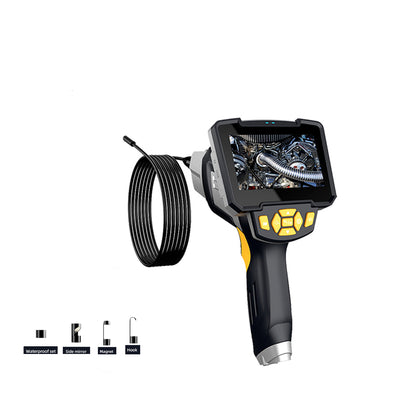 Noyafa NF-112-2 Industrial Endoscope with 5M Semi-Rigid Cable, 4.3" LCD Screen, 1080P HD Endoscope Camera and 1700mAh Built-in Battery