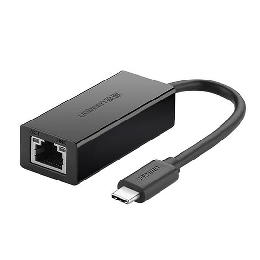 UGREEN USB-C 3.1 to RJ45 Network Adapter Aluminum Gigabit Ethernet Port 10/100Mbps for Desktop PC Networking | 30287