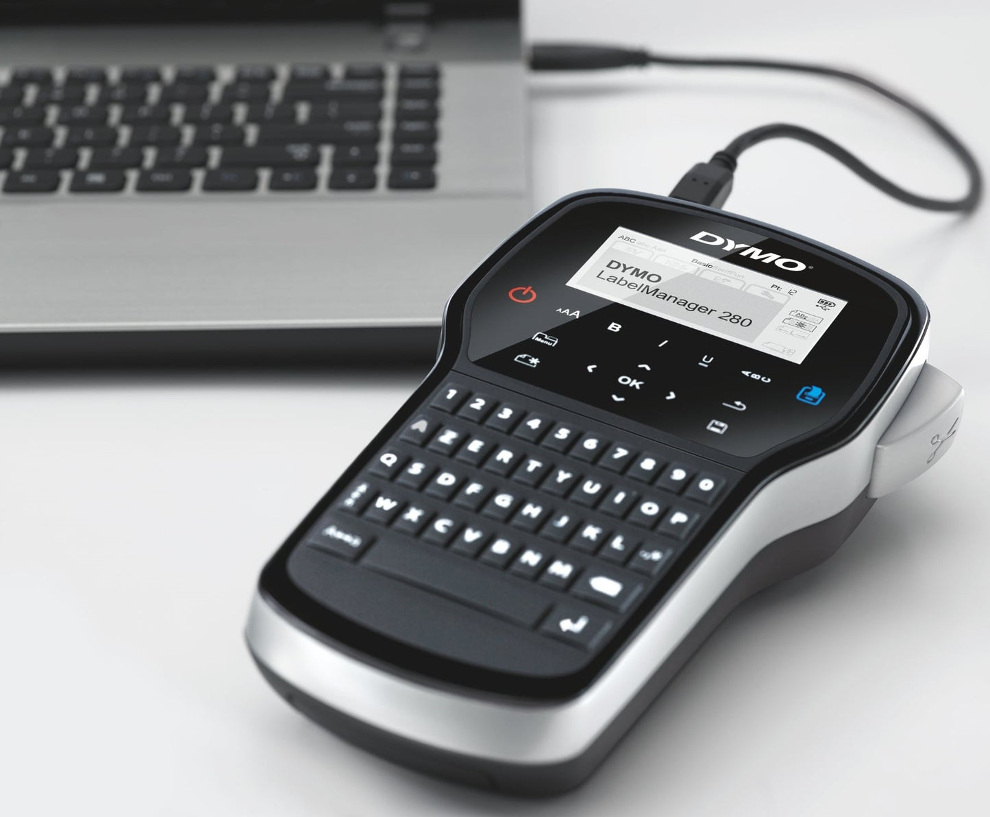 DYMO LabelManager 280 Rechargeable Portable Label Maker Printer with Graphical Display One-touch Fast-formatting Keys