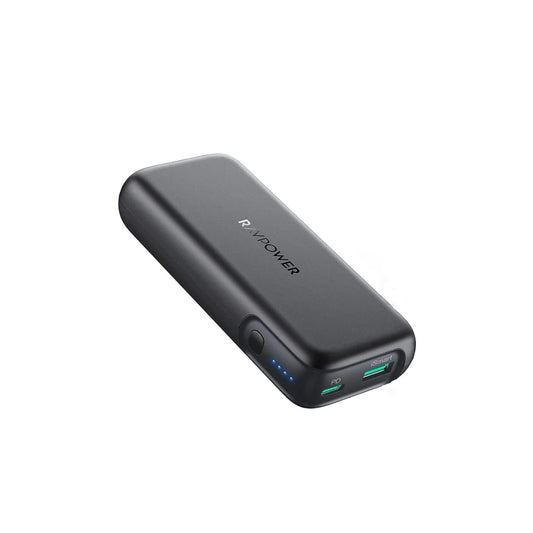 RAVPower 10000mAh Power Bank Fast Charging 20W with USB-C Cable Portable Charger | RP-PB186