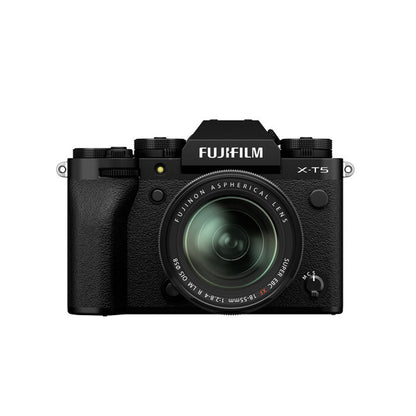 FUJIFILM X-T5 Body with XF 16-80mm f/4 OIS WR / 16-50mm f/2.8-4.8 R LM WR / 18-55mm f/2.8-4 R LM OIS Lens Mirrorless Camera Kit with 40MP APS-C X-Trans CMOS 5 HR BSI Sensor, X-Processor 5, and 7-Stop In-Body Image Stabilization