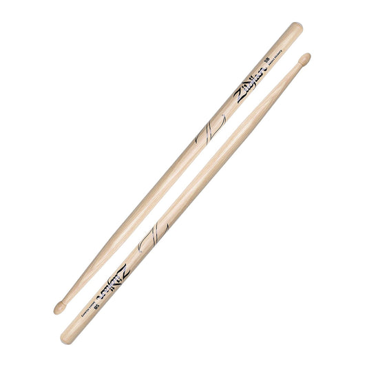 Zildjian Z5B Hickory Wood Oval Tip Teardrop Drumsticks for Drums and Cymbals