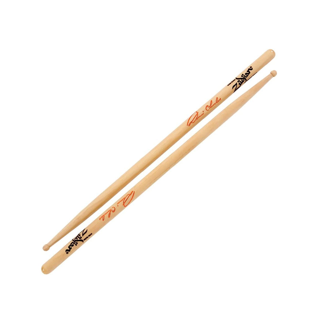 Zildjian Dennis Chambers Artist Series Drumsticks with Hickory Wood Round Tip for Drums and Cymbals | ZASDC