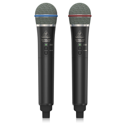 Behringer Ultralink ULM302MIC Dual Digital Wireless Microphone System High-Performance 2.4GHz with Receiver 60m Range