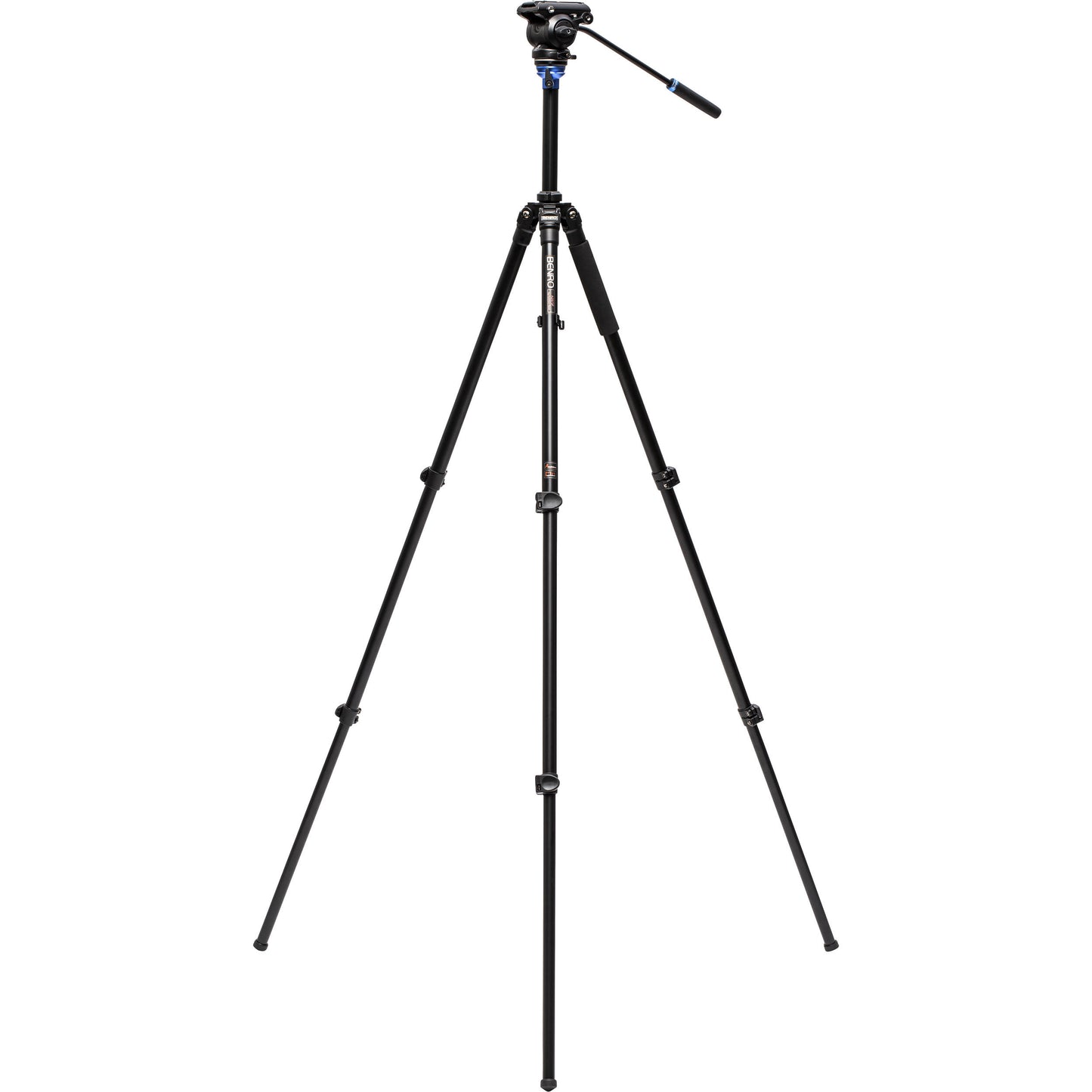 Benro A2573FS4 Aluminum Travel Tripod with S4Pro Fluid Video Head, 4kg Load Capacity, 360 Panning Range, for DSLR Camera