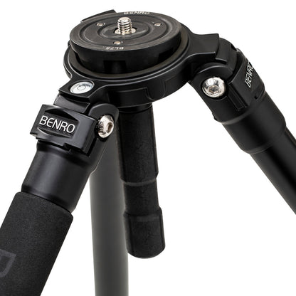 Benro A373F Aluminum 3-Section Single-Tube Tripod with S8Pro Fluid Video Head for Professional Photo and Video Production | A373FBS8PRO
