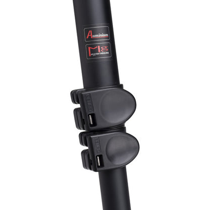 Benro A373F Aluminum 3-Section Single-Tube Tripod with S8Pro Fluid Video Head for Professional Photo and Video Production | A373FBS8PRO