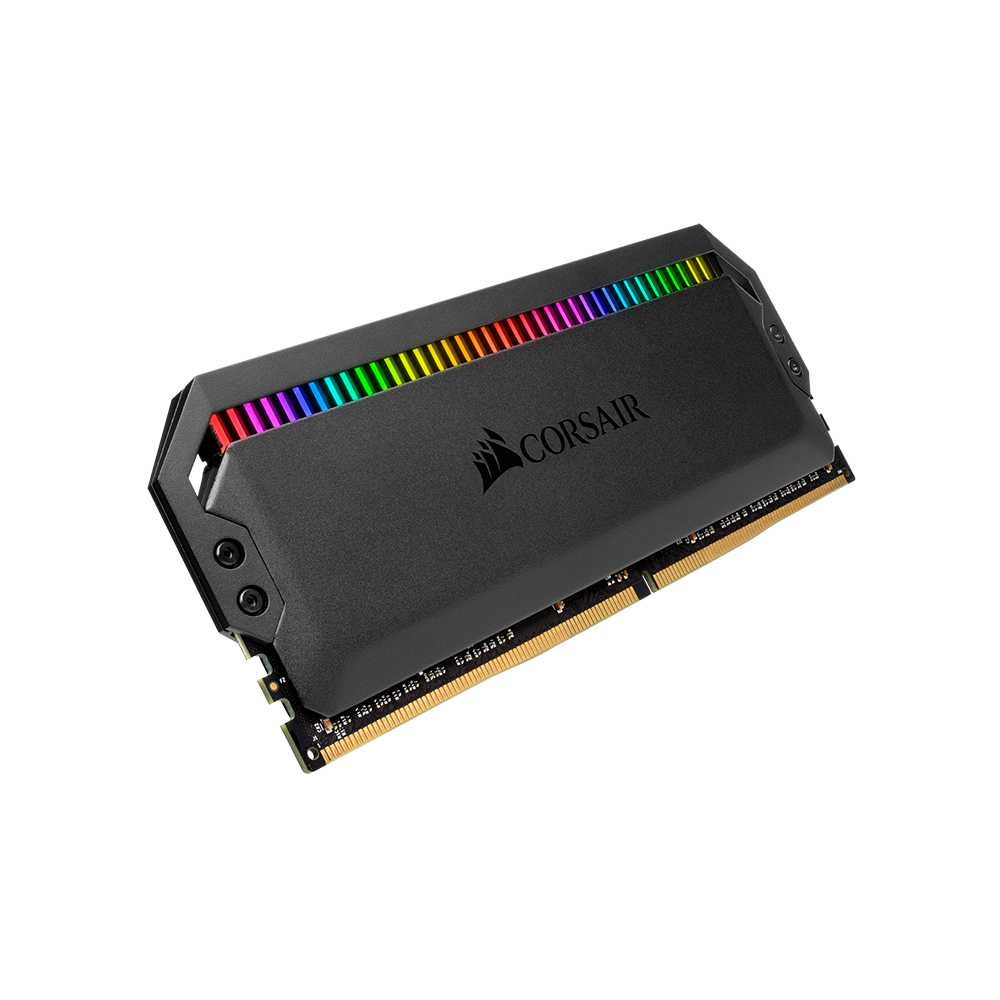 CORSAIR Dominator Platinum iCUE RGB 32GB (16GB x2) DDR4 CL16 with 3200MHz Base Speed, Overclockable Speed for Desktop PC (Black, White) | CMT32GX4M2E3200C16 CMT32GX4M2E3200C16W