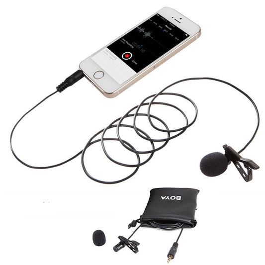 Boya BY-LM10 Smartphone Omnidirectional Lavalier Microphone for iPhone and Android Smartphones