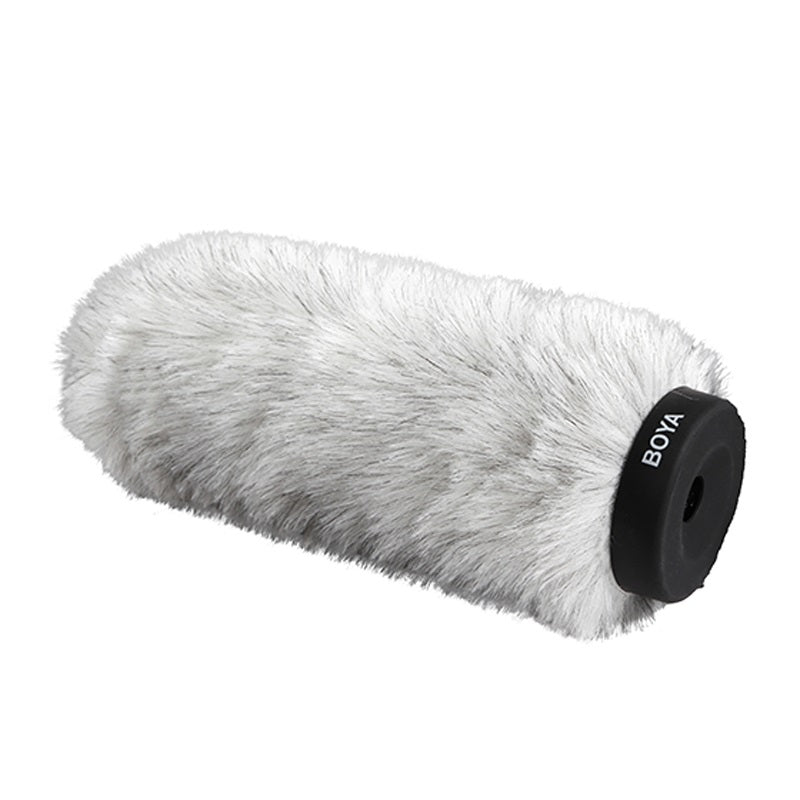 Boya BY-P220 Microphone Fur Windscreen Furry Windshield Muff for Shotgun Capacitor Microphone Wind Shield Protection Mic Foam