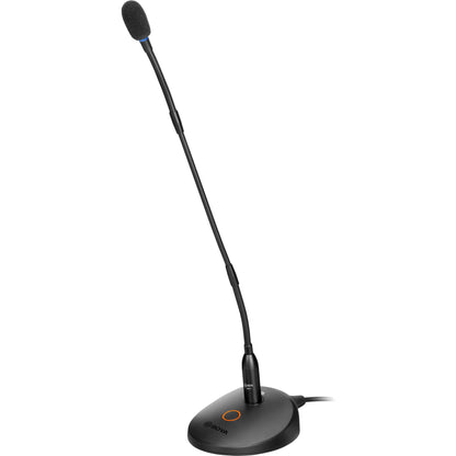 Boya BY-GM18C Desktop Cardioid Gooseneck Microphone with 48V Phantom Power, LED Indicator for Video Lecture Conference, Streaming