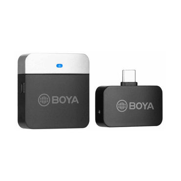 [CLEARANCE] Boya BY-M1LV U/D 2.4GHz Wireless Microphone System for Type-C USB Mini Recording Mic for Mobile Interviews & Vlogging
