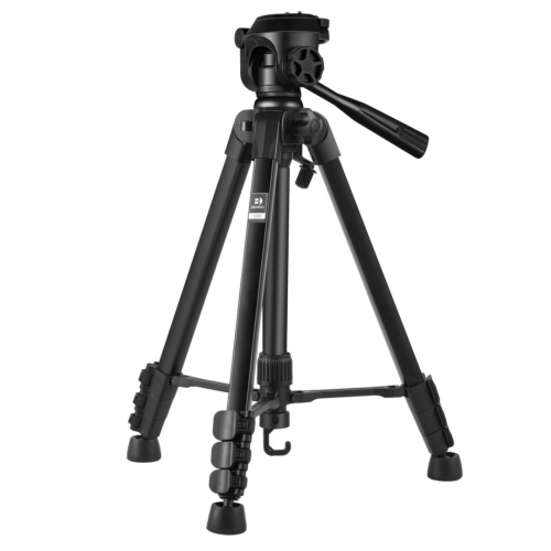 Benro T-890EX Aluminum Alloy Tripod with 3-Way Pan Tilt Head Lightweight up to 4kg Load Capacity for Photo Video DSLR Mirrorless Cameras T800 T-800EX