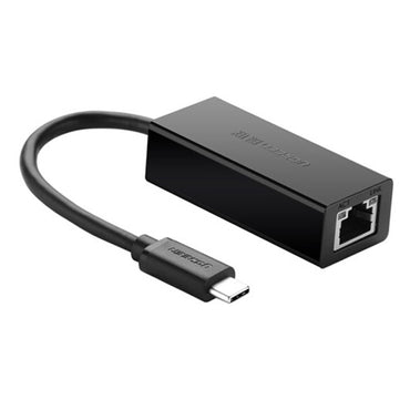 [CLEARANCE] UGREEN USB-C 3.1 to RJ45 Network Adapter Aluminum Gigabit Ethernet Port 10/100Mbps for Desktop PC Networking | 30287