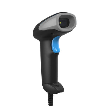 LogicOwl OJ-M930Z 1D 2D Laser Handheld Barcode Scanner with Stand Wired Bar Code Reader Automatic CMOS for Image Scanner, Screen Scan Support Plug and Play for Store, Supermarket and Warehouse Inventory