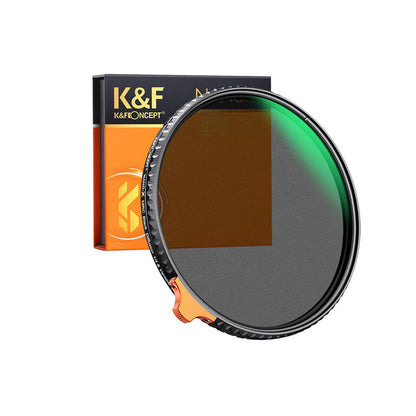 K&F Concept 77mm Black Mist Series 1/4 Neutral Density ND2 to ND32 Diffusion Variable ND Lens Filter for DSLR and Mirrorless Cameras
