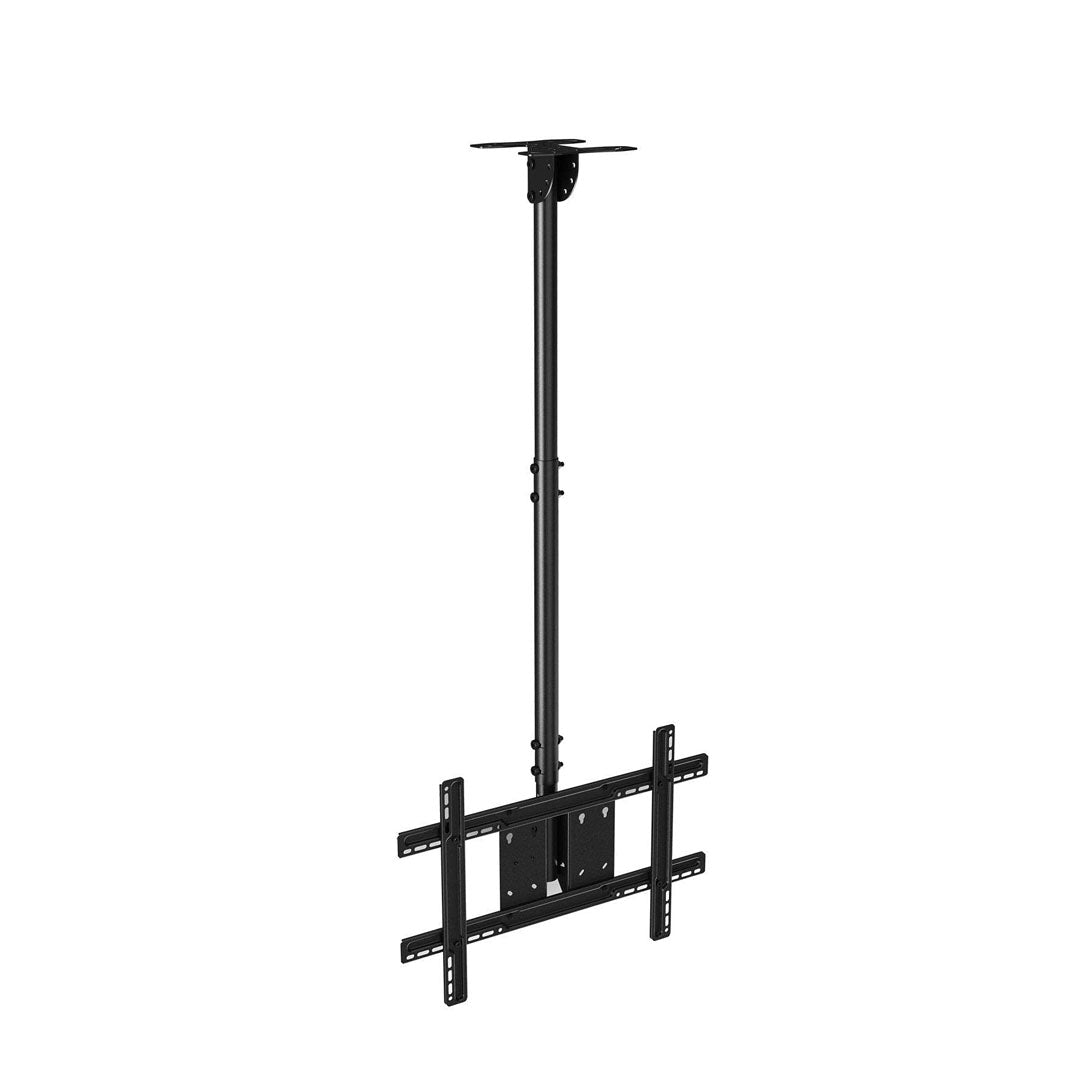 NB North Bayou NBT560-15 32"- 75" with 68.2Kg Max Payload Ergoflex Flat Panel Heavy Duty TV Ceiling Mount with Tilt and Swivel Motion for LCD LED Monitors and TV Television