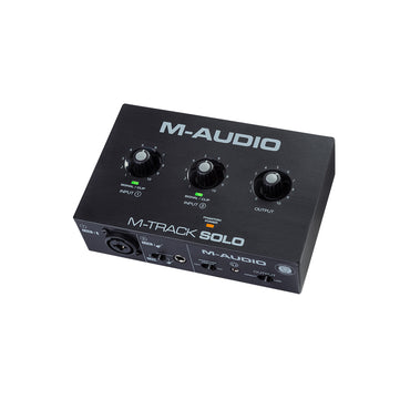 M-Audio M-Track Solo 2-Channel USB Audio Interface with Solo Combo Input/Output | MTRACKSOLO II