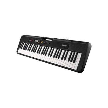 [CLEARANCE] Casio CT-S200 61-Key Portable Piano Keyboard with USB-MIDI Connectivity, LCD Screen, Auto-Accompaniment, Built-in Songs/Tones/Rhythms (Red)