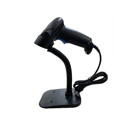 LogicOwl OJ-M930Z 1D 2D Laser Handheld Barcode Scanner with Stand Wired Bar Code Reader Automatic CMOS for Image Scanner, Screen Scan Support Plug and Play for Store, Supermarket and Warehouse Inventory