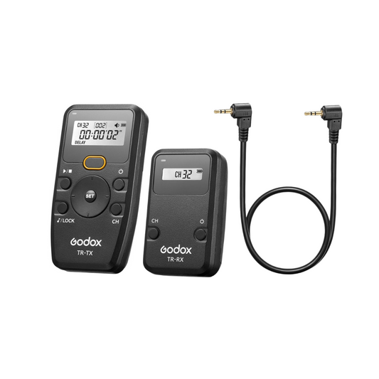 Godox TR Series 2.4GHz Wireless Timer Remote Control Camera Shutter Remote Transmitter and Receiver with 6 Settings for Timer Shooting Camera Photography | TR-C1 TR-C3 TR-N1 TR-N3 TR-P1 TR-S1 TR-S5