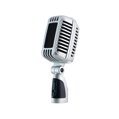 CAROL CLM-101 Classic Retro Dynamic Dual Supercardioid Vocal Microphone with Adjustable Hinge and Slide Switch for Live Stage Performance & Studio Recording