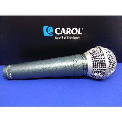 CAROL GO-26 Dynamic Supercardioid Vocal Microphone with 4.5M XLR Cable with Noise Reduction for Stage Performance, Home Entertainment and Presentations