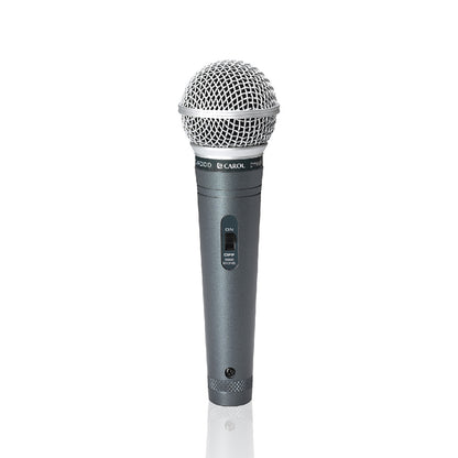 CAROL GO-26 Dynamic Supercardioid Vocal Microphone with 4.5M XLR Cable with Noise Reduction for Stage Performance, Home Entertainment and Presentations